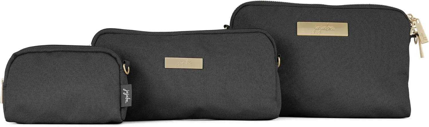 JuJuBe | Be Set Organization Pouches, Pretty Travel Toiletry Bag Set for Women, Stylish Party Clutch or Handbag