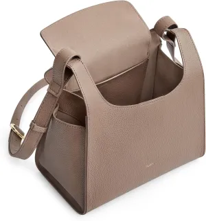 Kattee Small Soft Leather Crossbody Bag for Women Purses Handbags Shoulder Satchel Fashionable Lightweight Design Minimalism