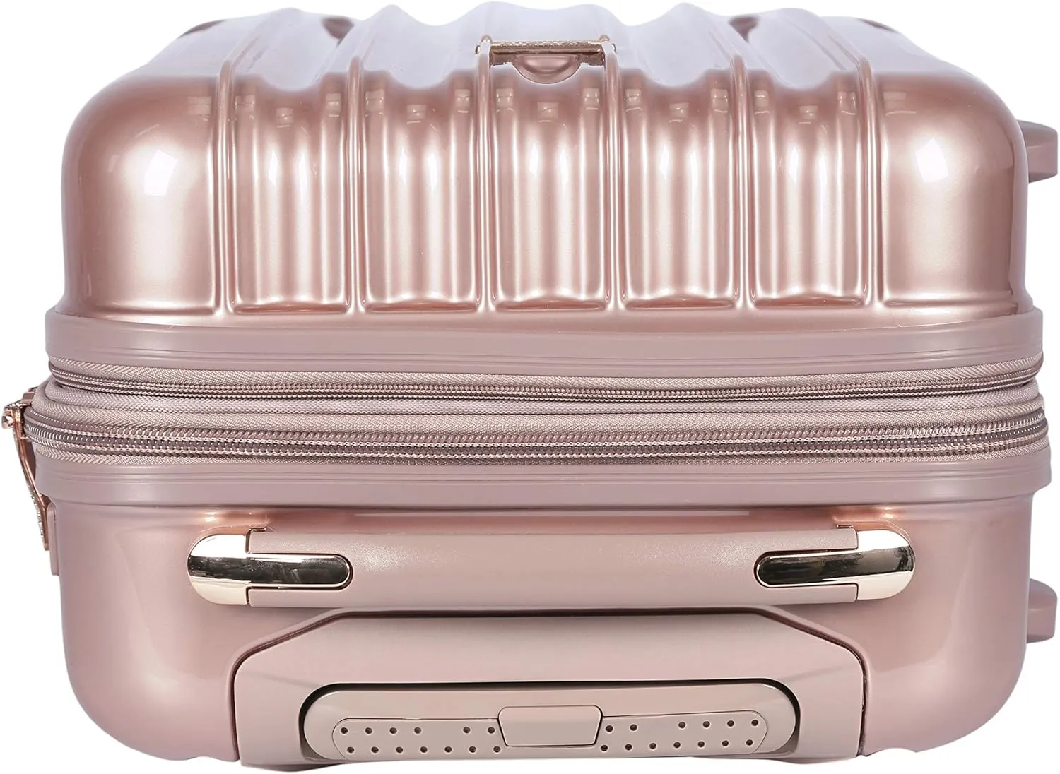 kensie Women's Alma Luggage Set, Rose Gold, 20-Inch Carry-On