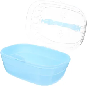 Kisangel Hamster Travel Cage Compact Portable Pp Material Safe Reliable for Outdoor Adventures