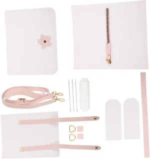 KOCKSHION 1Set DIY Bag Making Kit PU Shoulder Bag Materials for Crafting Exquisite Craftsmanship for Fashionable Crossbody Bag for Handmade and Personal Projects