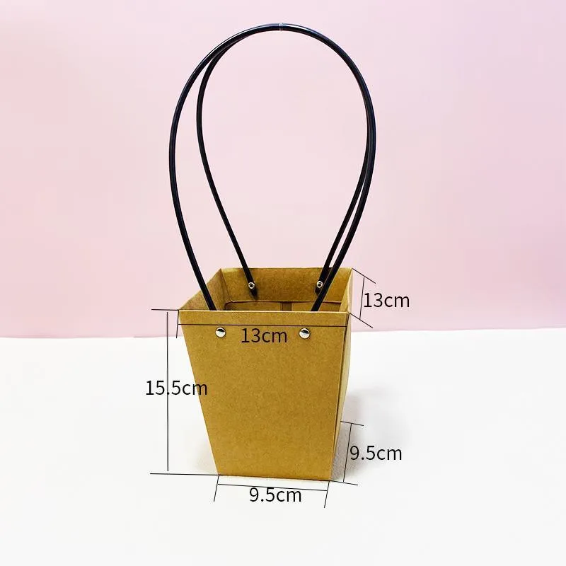 Kraft Paper Flower Bags 25PCS 5Sizes