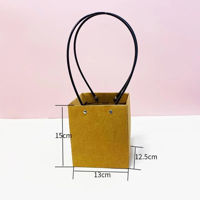 Kraft Paper Flower Bags 25PCS 5Sizes