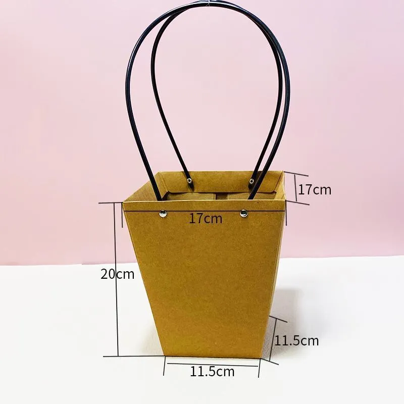 Kraft Paper Flower Bags 25PCS 5Sizes