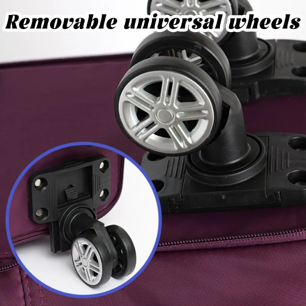 Kulken Travel Bag with Wheels, 2025 New Large Capacity Travel Bag - Universal Wheel Removable, Expandable Foldable (A)