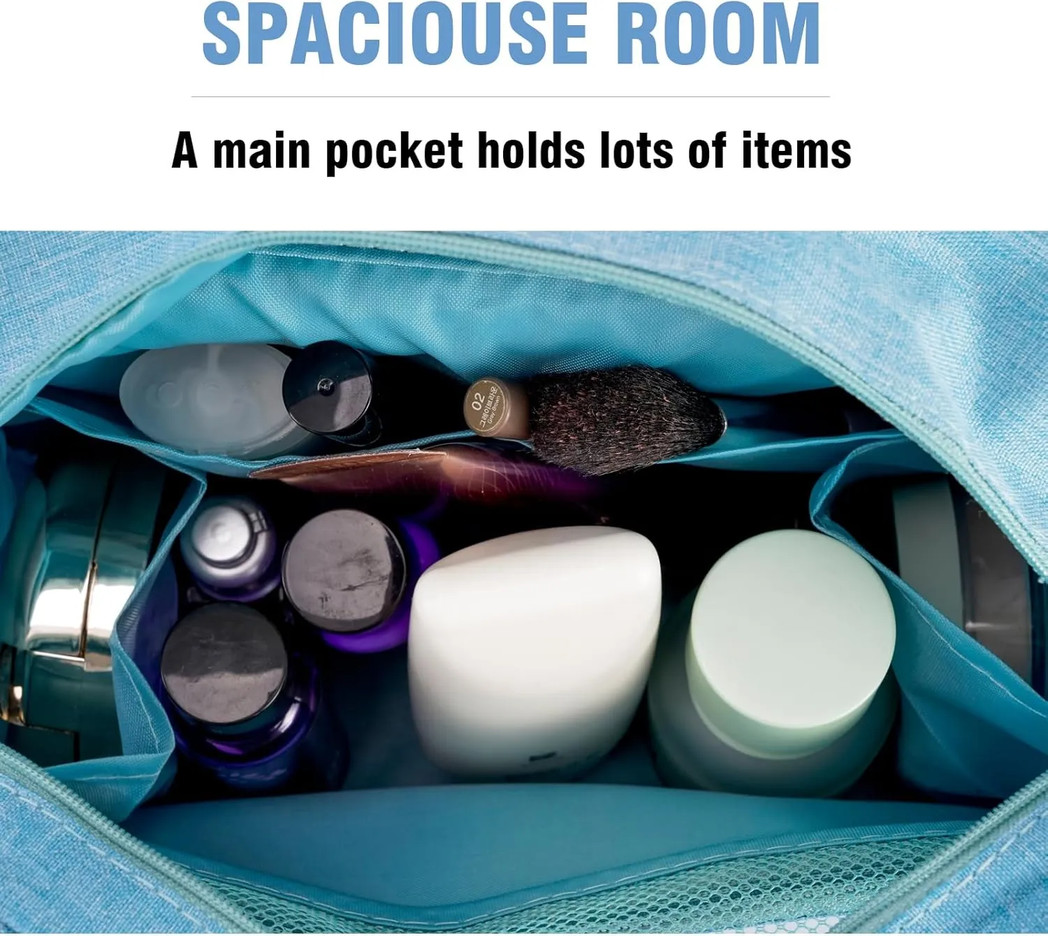 L&FY Multifunction Portable Travel Toiletry Bag Cosmetic Makeup Pouch Toiletry Case Wash Organizer