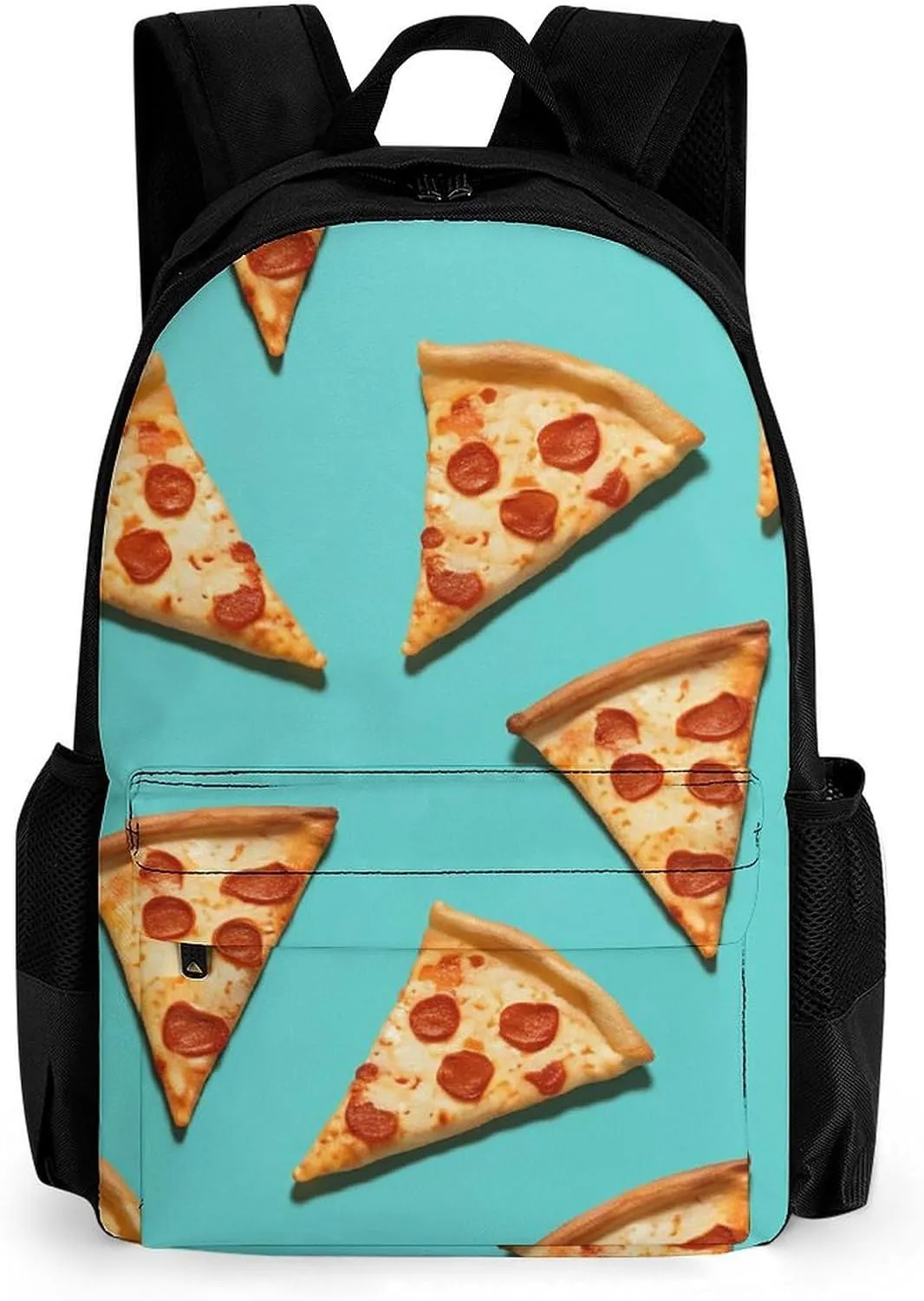 Laptop Backpack for Women Men Daypack Green Pizza Slices Backpacks Computer Bag Travel Laptop Bag Casual Work Bag, 42x30.5cm, XB0604116