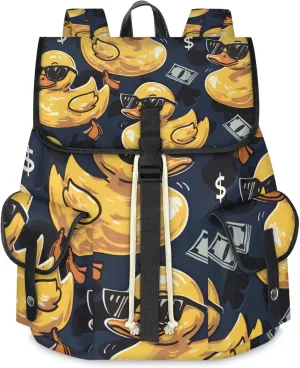 Laptop Backpacks Cool Ducks Travel Backpack for Women Work Backpack Computer Bag for Business Travel Fits 15 Inch Laptop