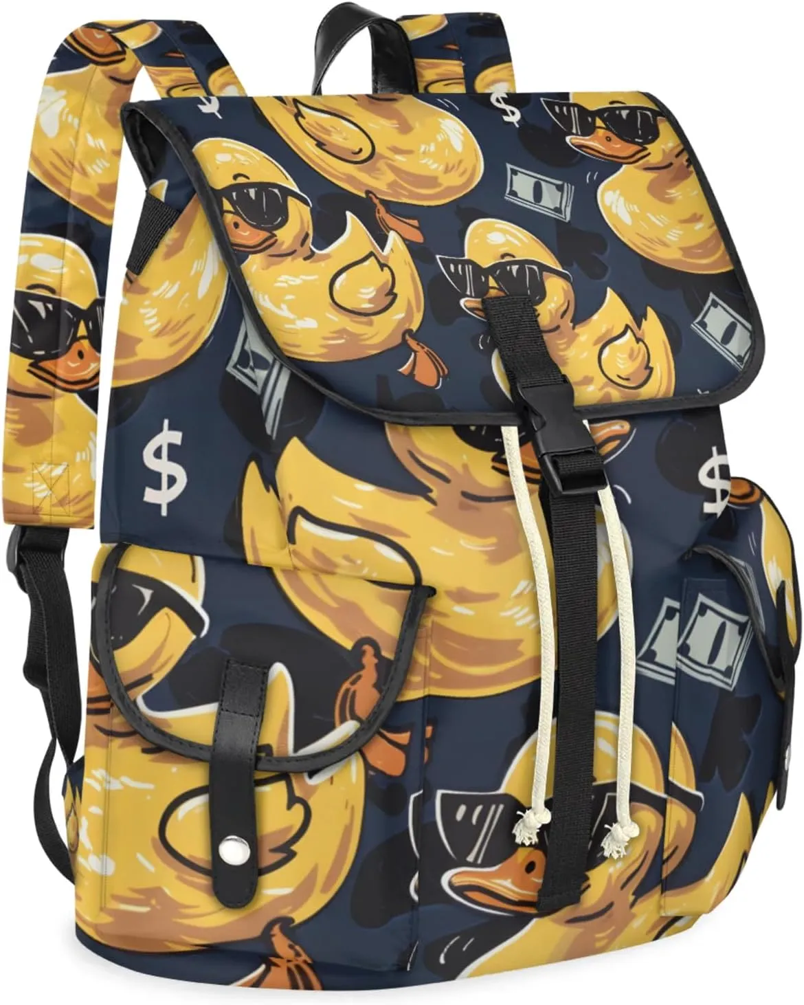 Laptop Backpacks Cool Ducks Travel Backpack for Women Work Backpack Computer Bag for Business Travel Fits 15 Inch Laptop