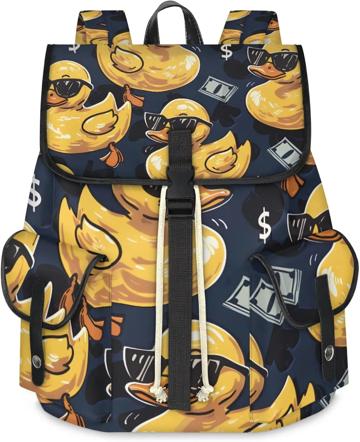 Laptop Backpacks Cool Ducks Travel Backpack for Women Work Backpack Computer Bag for Business Travel Fits 15 Inch Laptop