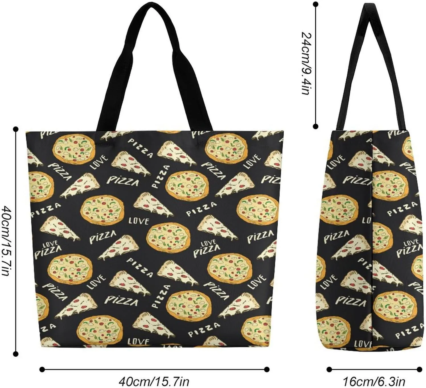 Large Tote Top Handle Bag, Shopping Handbag Big Polyester Shoulder Hand Bags