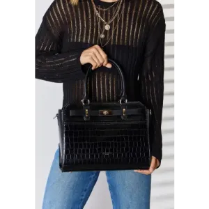 Leather Crocodile Handbag