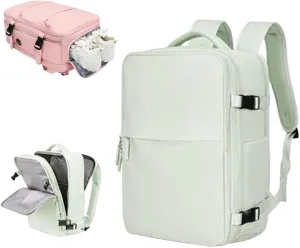 Levettevac Mochila, Levettebag, Levette Bag, Levettevac Backpack, Large Capacity Backpack with Separate Shoe Compartment (Green)