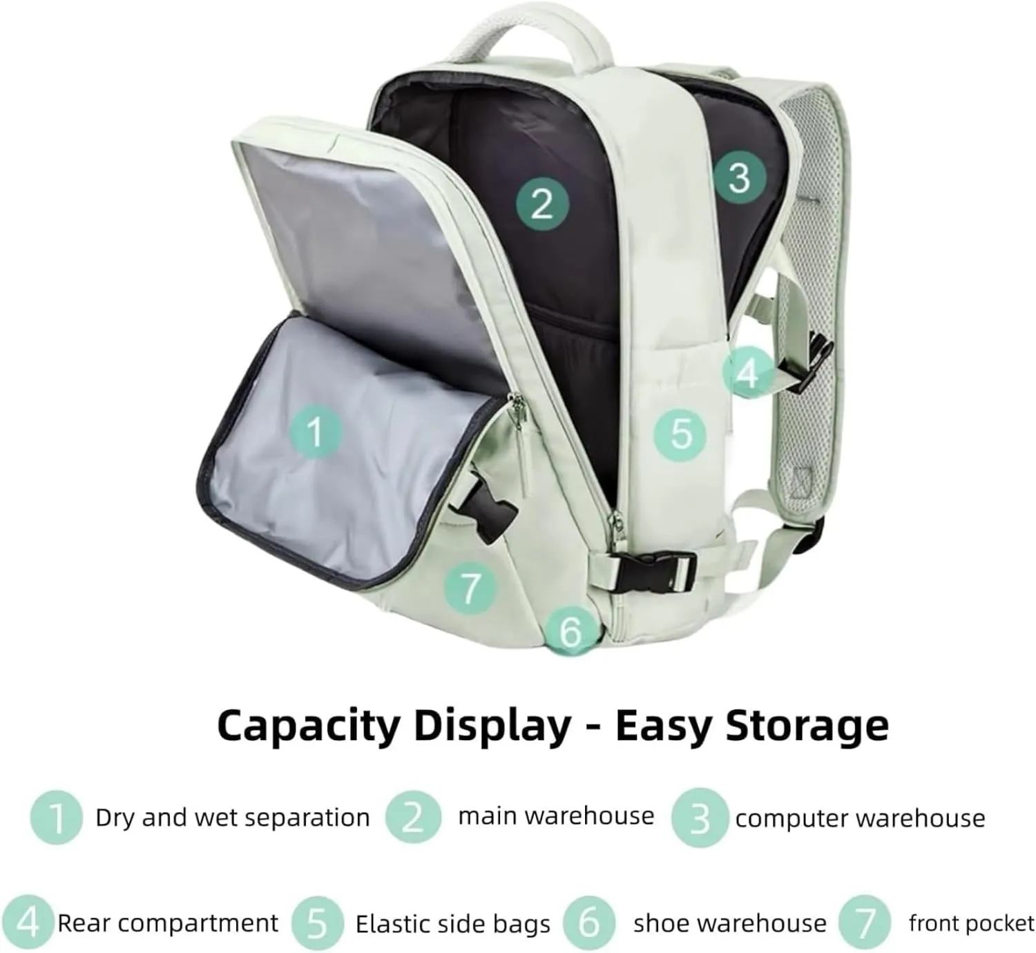 Levettevac Mochila, Levettebag, Levette Bag, Levettevac Backpack, Large Capacity Backpack with Separate Shoe Compartment (Purple)