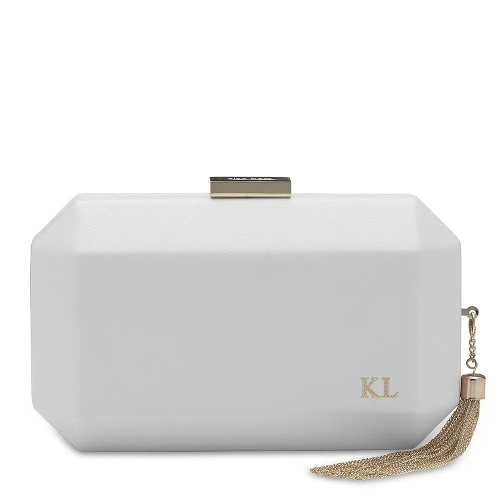 LIA Monogrammed Clutch