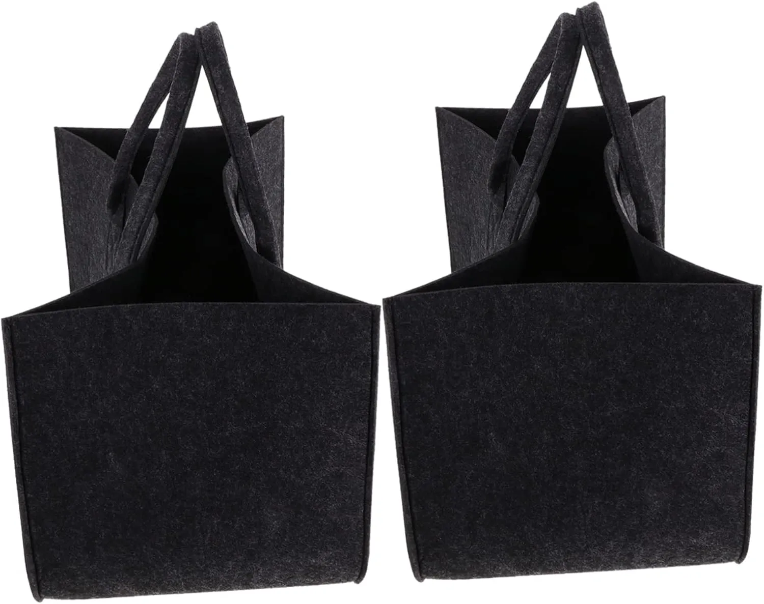 LIFKOME Reusable Shopping Tote Bag 2pcs Felt Grocery Tote Coin Pouch Handle for Daily Shopping Food Storage