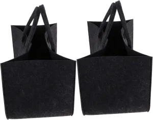 LIFKOME Reusable Shopping Tote Bag 2pcs Felt Grocery Tote Coin Pouch Handle for Daily Shopping Food Storage