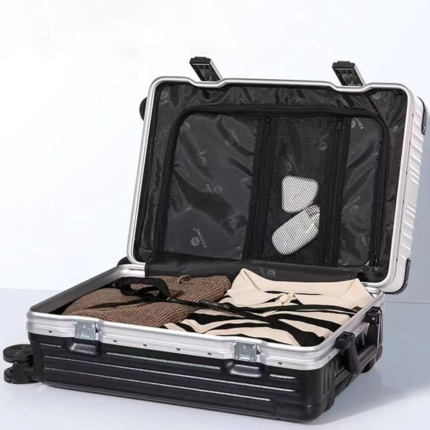Lightweight Suitecase With Carry-on Bag, With Spinner Wheels, Expandable Luggage, Equipped With Anti-pick Combination Lock (Color : 20 Bag, Size : Rose)