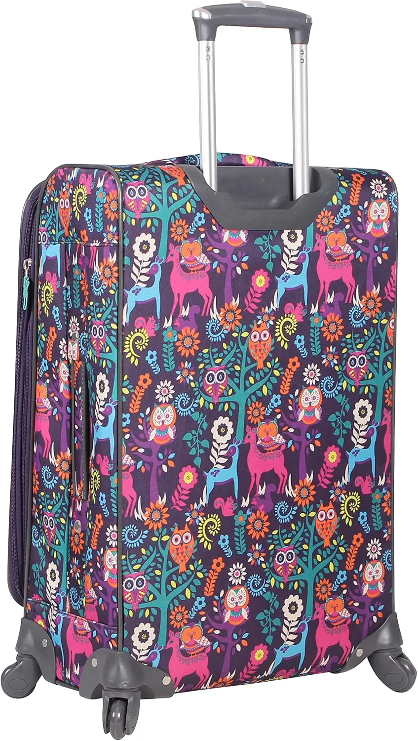 Lily Bloom Luggage Sets 3 Piece with Spinner Wheels, Expandable Suitcase for Women