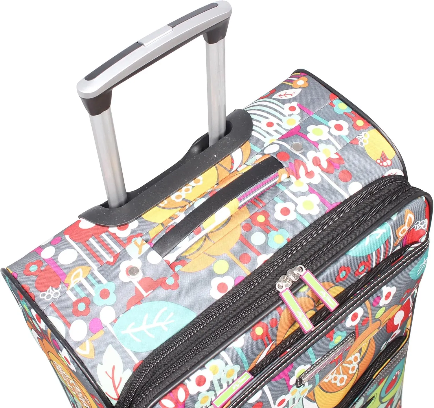 Lily Bloom Midsize 24" Expandable Design Pattern Luggage With Spinner Wheels For Woman (24in, Bliss)