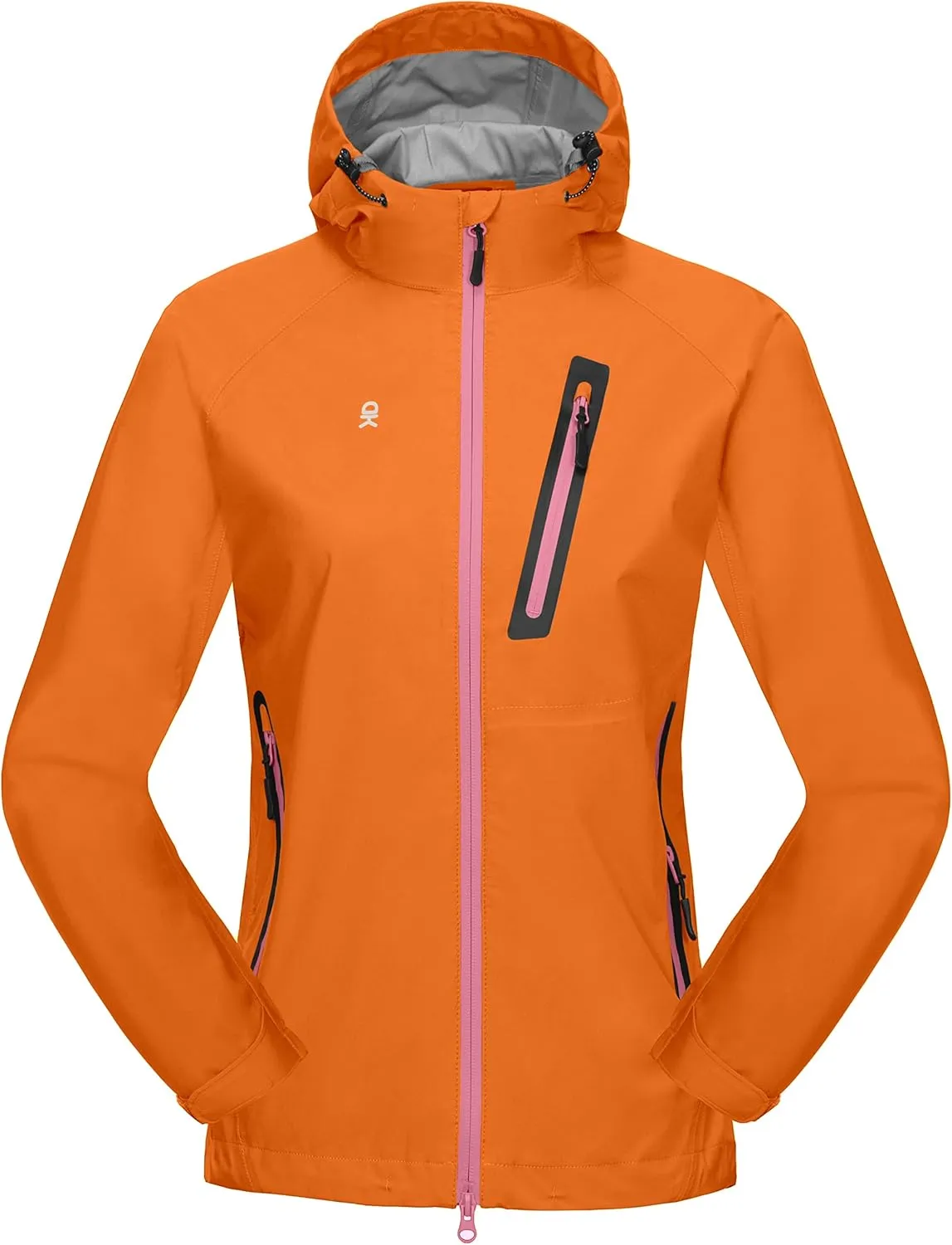 Little Donkey Andy Women’s Waterproof Rain Jacket Lightweight Outdoor Windbreaker Rain Coat Shell for Hiking, Travel