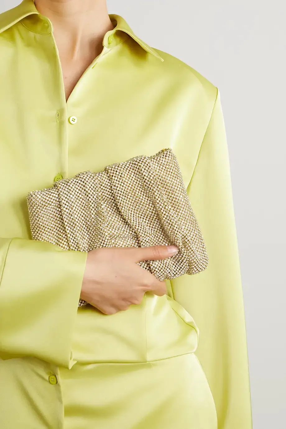 Loeffler Randall Mesh Clutch