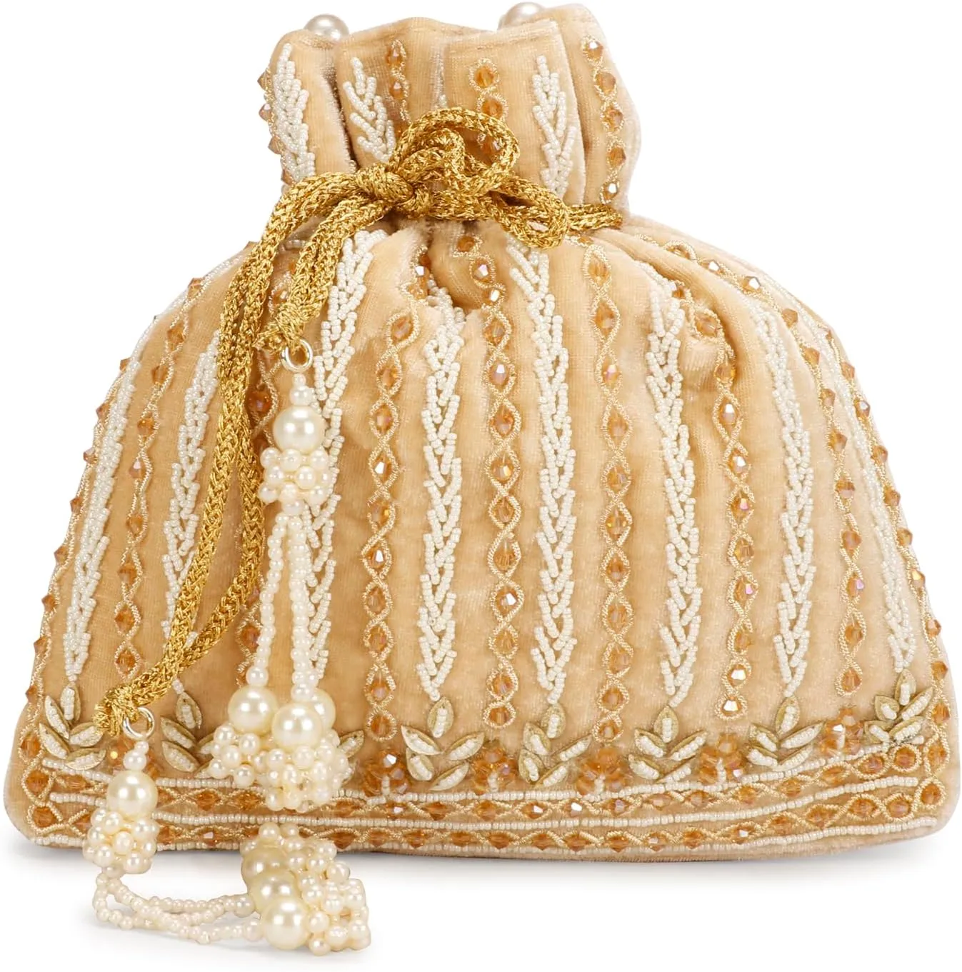 LONGING TO BUY Stylish Indian Velvet Evening Handbag & Polti Bag with White Pearl Handle & Embrodiery,Women Clutch Purses