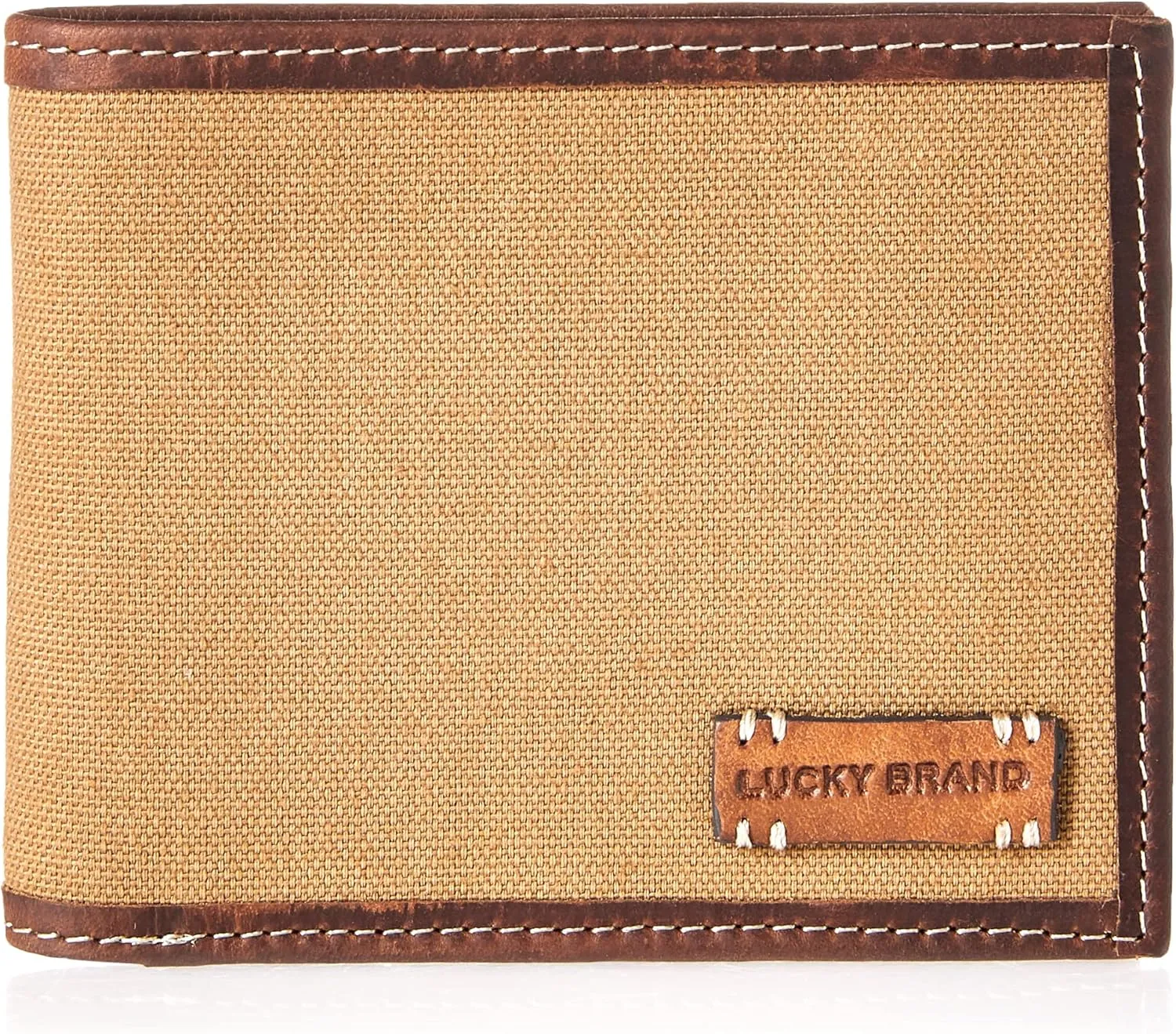 Lucky Brand Men's Bifold Wallet | Id Window | Card Slots | Leather | Organization | Durable | Stylish