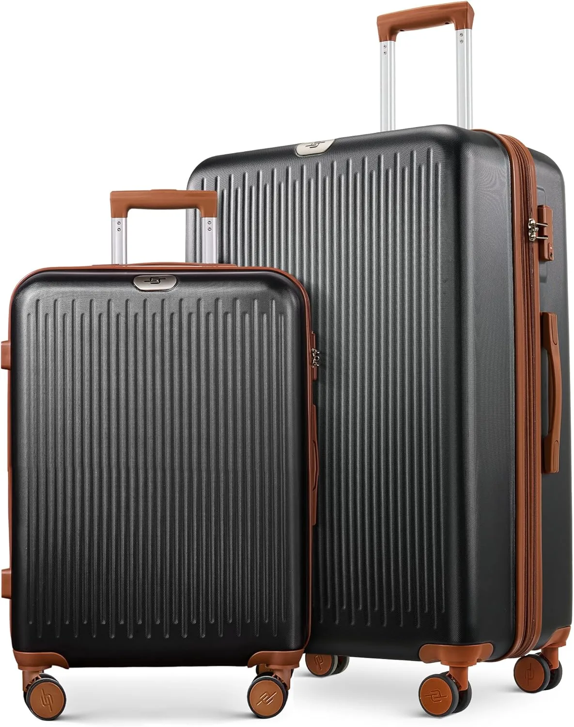 Luggage Sets 2 piece,Expandable Lightweight Luggage Set with Spinner Wheels, 20/28 inch Travel Suitcase Set