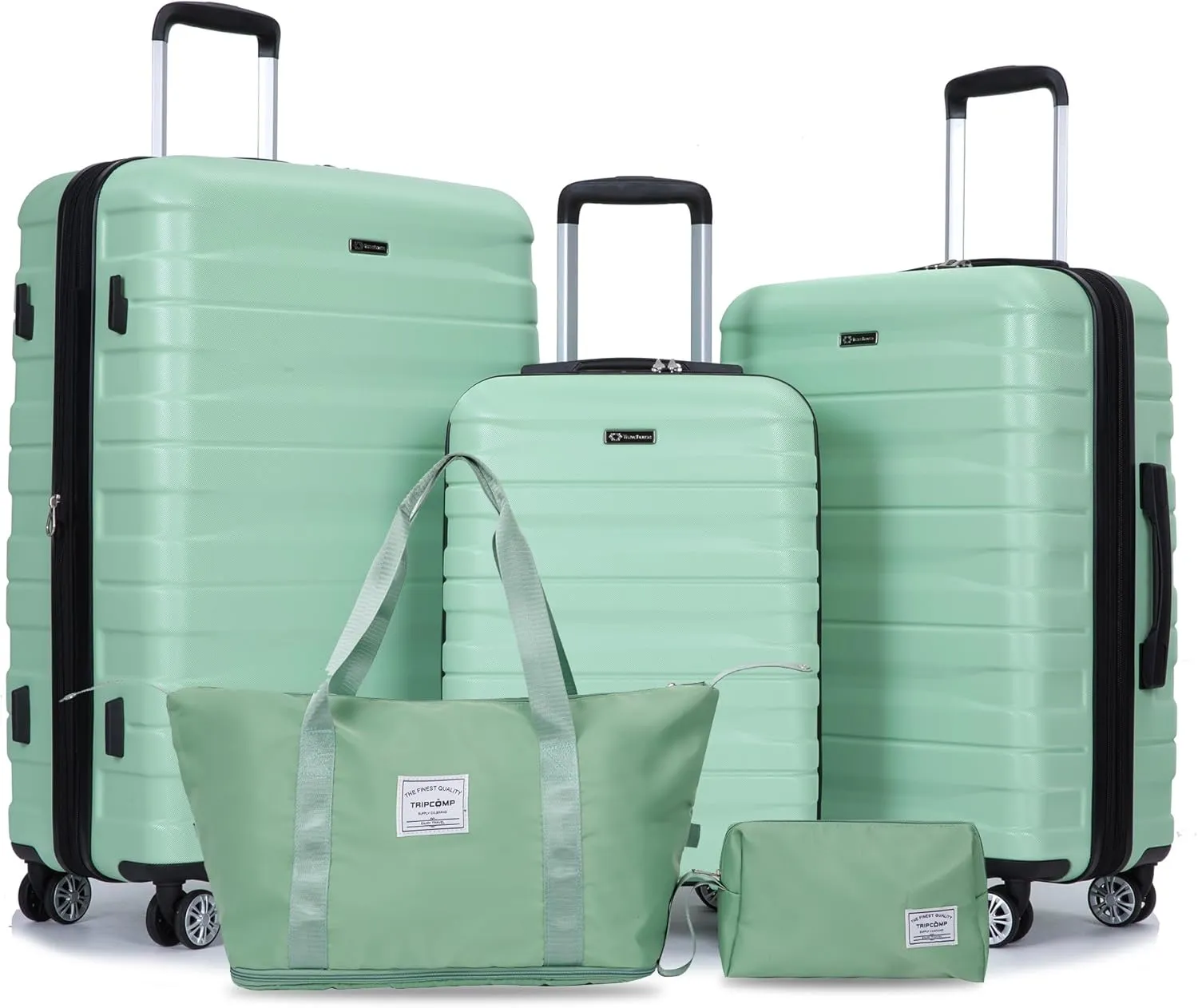 Luggage Sets 3 Piece with Double Spinner Wheels,PC Hardside Suitcase Sets with Expandable, Carry On Luggage Set with Travel Duffle Bag for Women and Men