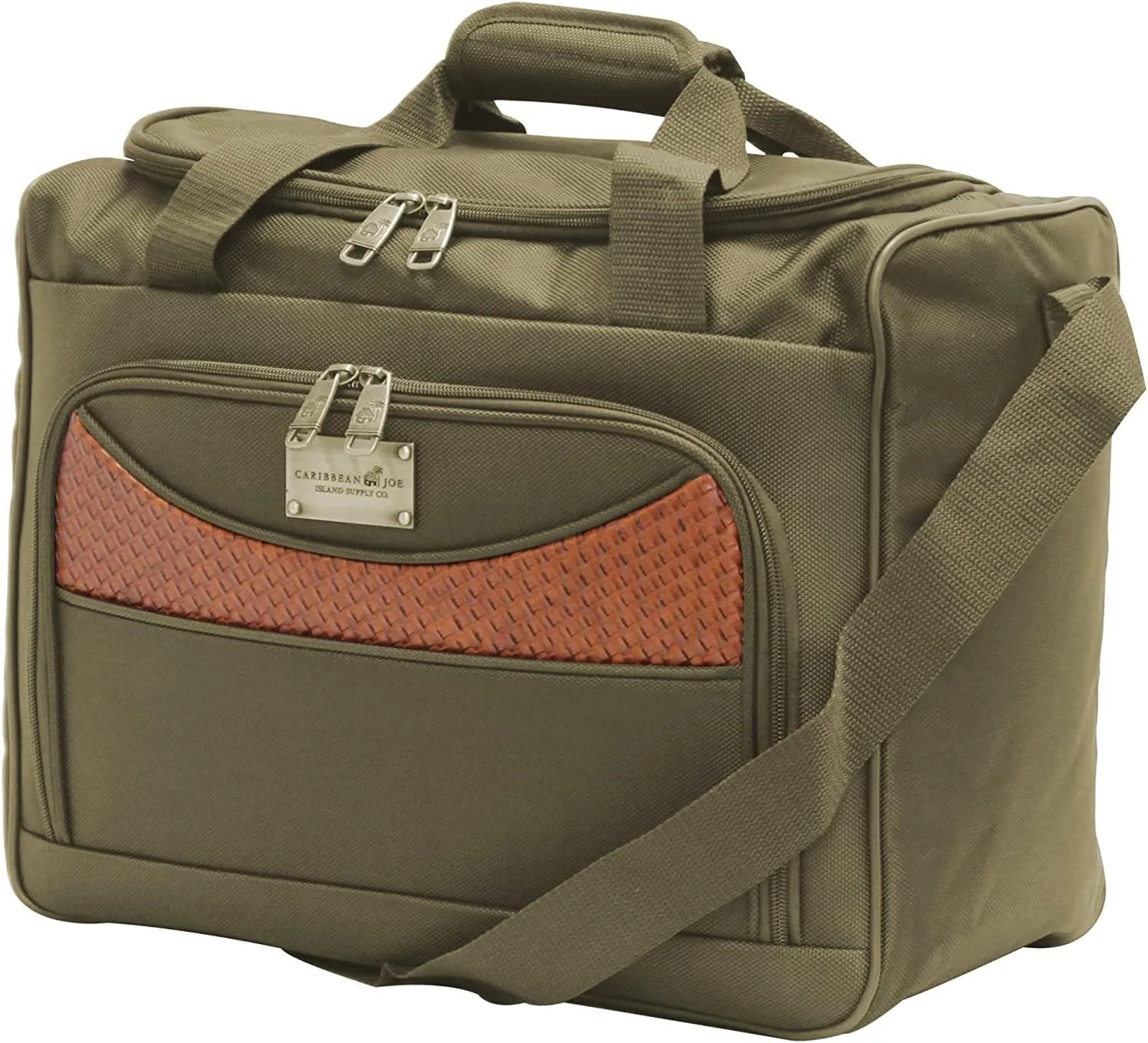 Luggage Sets with Spinner Wheels, Softside Expandable 20" 24" 28" Suitcase Carry-On 15 Inch Tote Bag