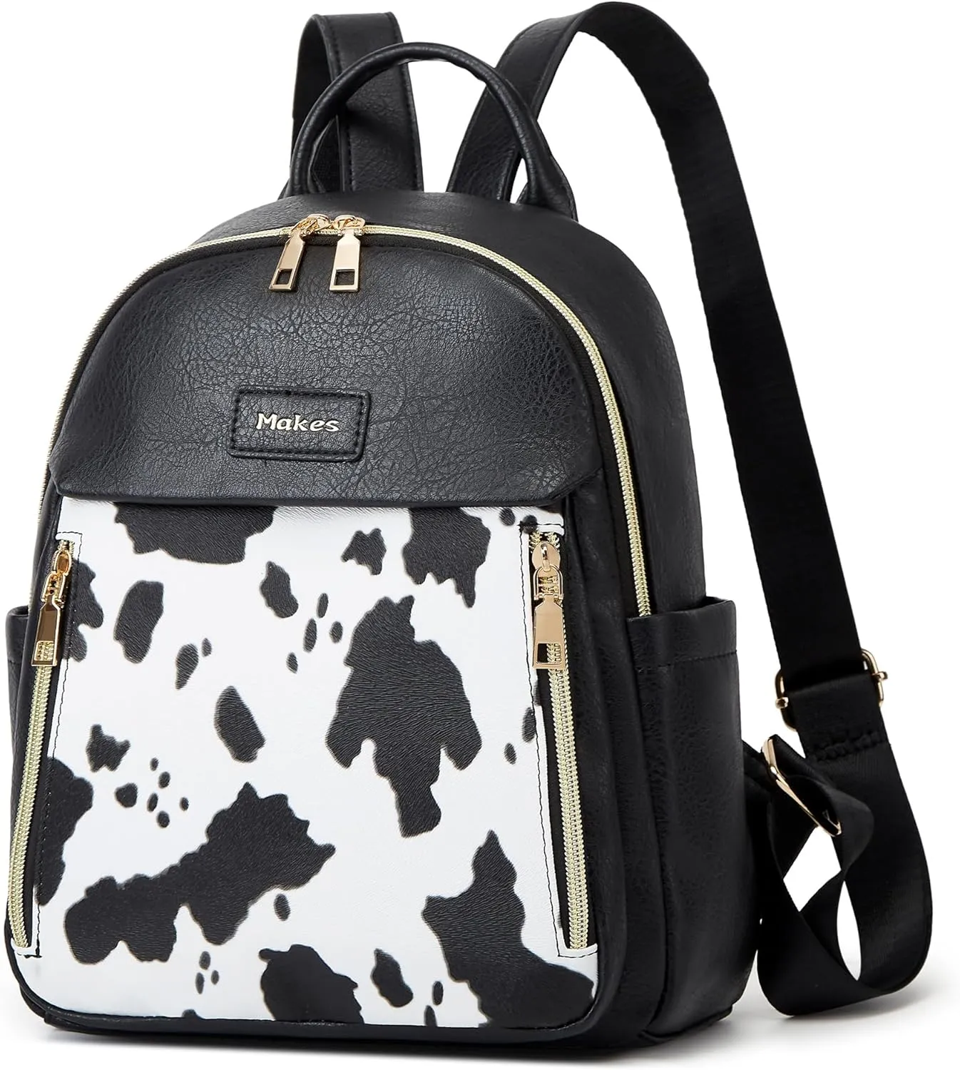 Makes Mini Backpack for Women, Stylish Daypack Purse Handbag Small Casual Daily Travel Bag, Lady Girls Gifts for Work School, 2pcs Sets