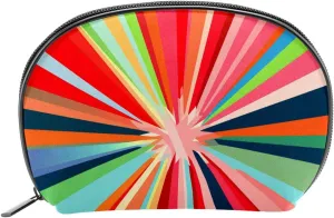 Makeup Bag Organizer,Cosmetic Bags for Women,Colorful Stripes Rainbow Swirls,Small Makeup Pouch