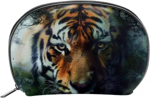 Makeup Bag Organizer,Cosmetic Bags for Women,Forest Animal Portrait Tiger,Small Makeup Pouch