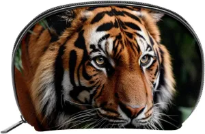 Makeup Bag Organizer,Cosmetic Bags for Women,Forest Animal Tiger,Small Makeup Pouch