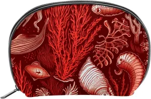 Makeup Bag Organizer,Cosmetic Bags for Women,Vintage Style Sea Conch Shell,Small Makeup Pouch