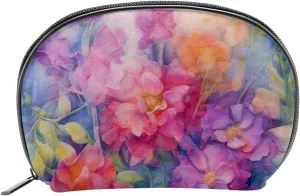Makeup Bag Organizer,Cosmetic Bags for Women,Who Rubs the Plant Flower,Small Makeup Pouch