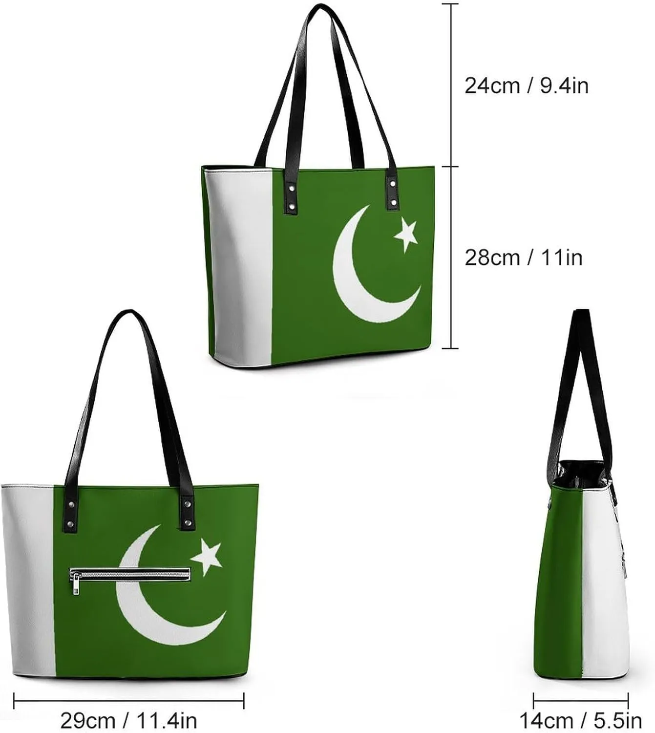Malta Flag Women’s Tote Handbag Leather Stylish Organizer Bag for Shopping and Work