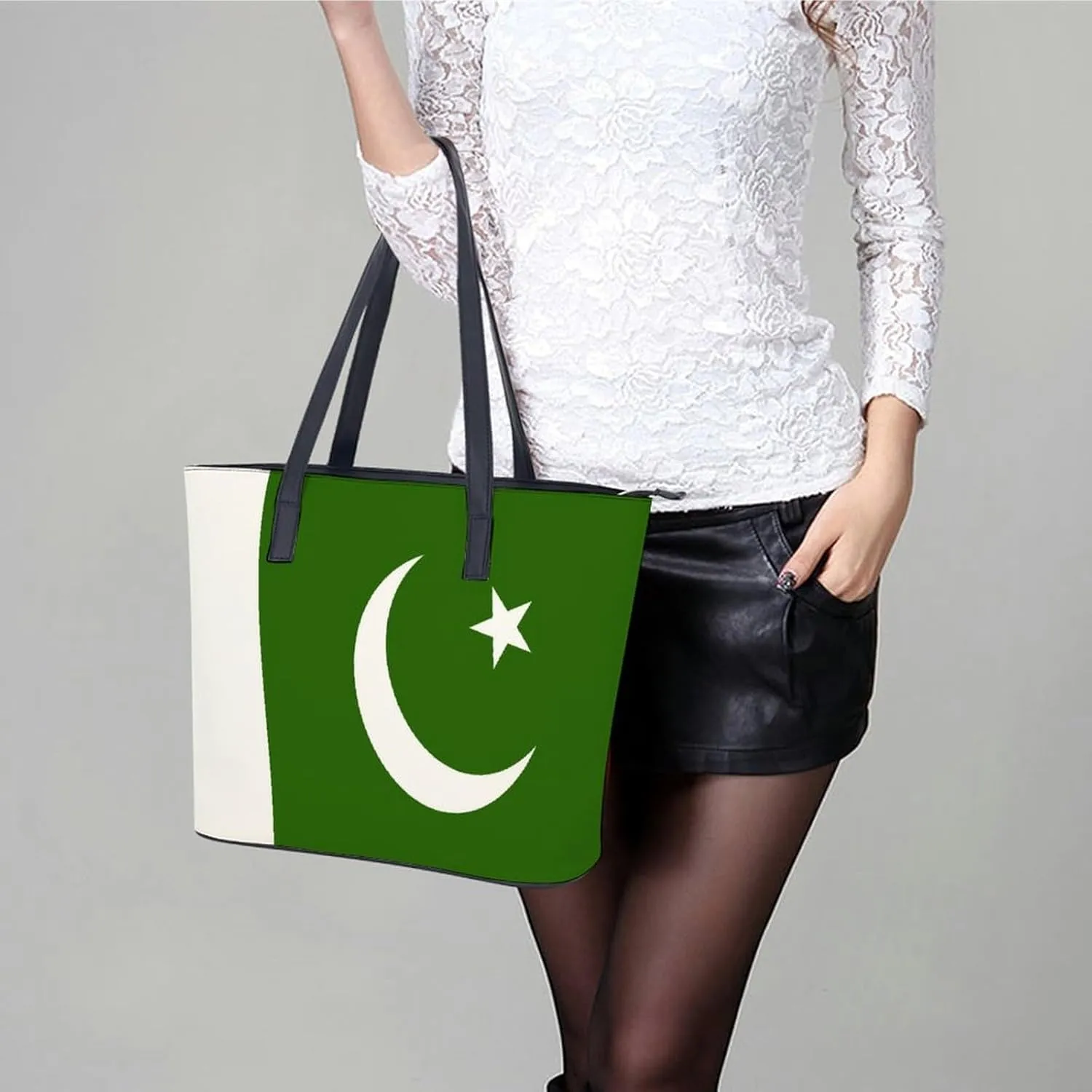 Malta Flag Women’s Tote Handbag Leather Stylish Organizer Bag for Shopping and Work