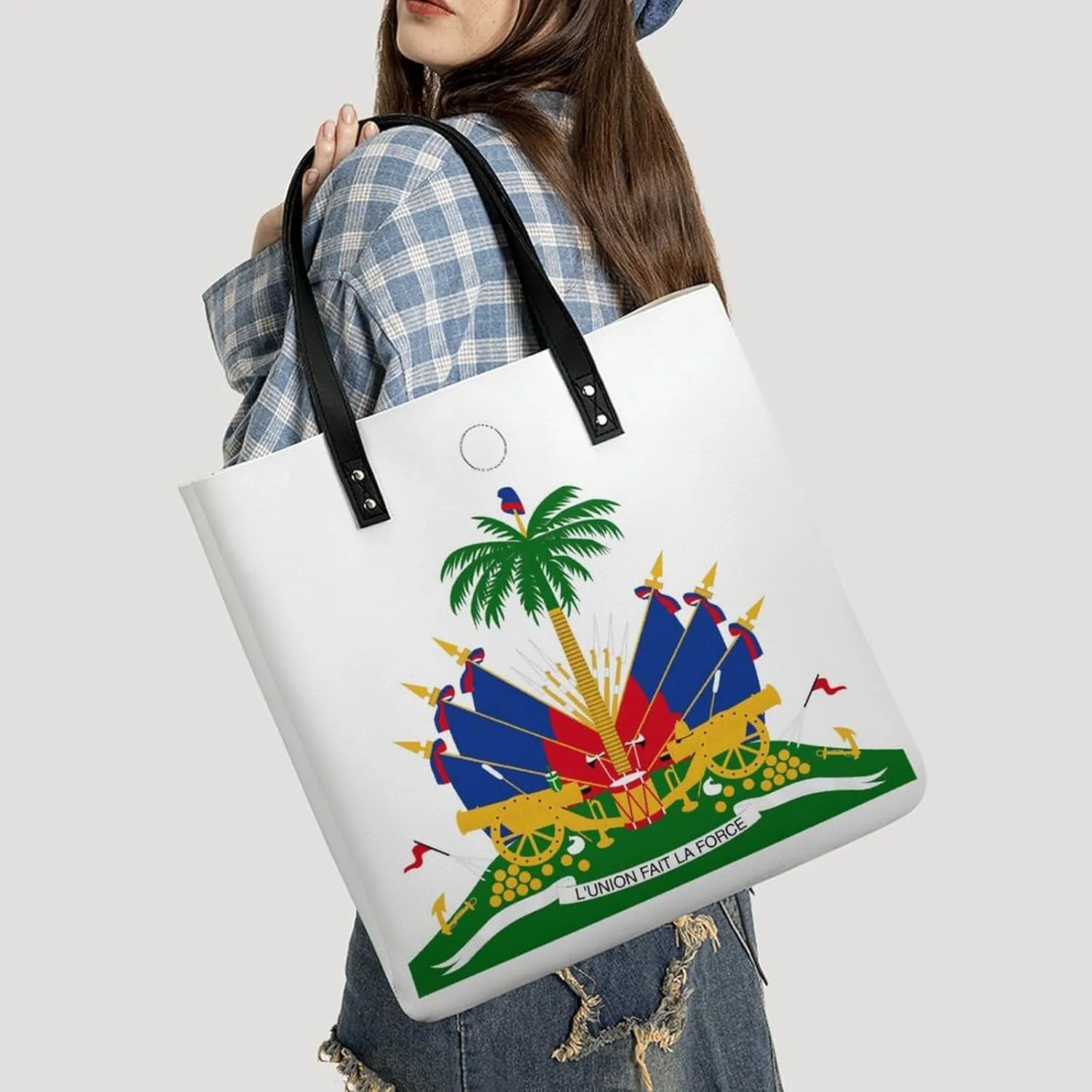 Marshall Lslands Flag Women's Leather Hobo Handbag Stylish Tote for Everyday Essentials