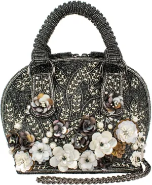 Mary Frances Date Night Top Handle Handbag, Pewter