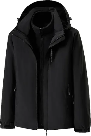 Mens 2024 Winter Trench Coats Stylish Full Zip Up Windbreaker Jackets Plus Size Windproof Outdoor Hiking Travel Overcoats