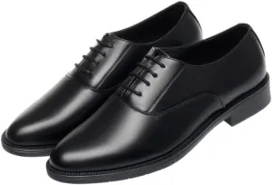 Men's Dress Shoes Lace-up Prom Breathable French Leather Non Slip Block Heel Anti-Slip Slip Resistant Prom Wedding