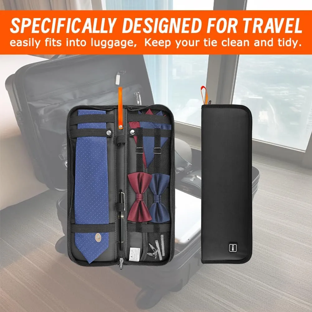 Men's Necktie Travel Case Tie Travel Case Anti-Wrinkle Organizer Box