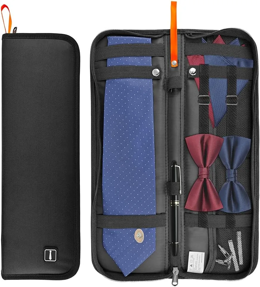 Men's Necktie Travel Case Tie Travel Case Anti-Wrinkle Organizer Box