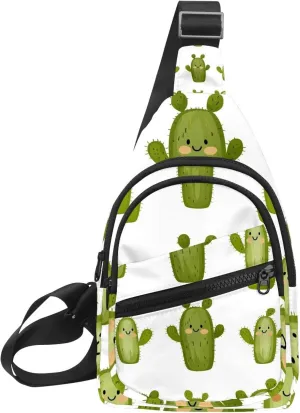 Men's Sling Backpack, cacti with thorns (2)