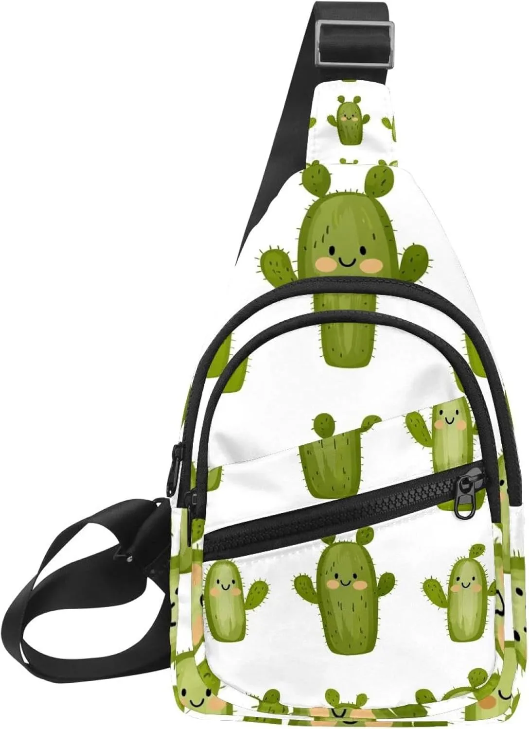 Men's Sling Backpack, cacti with thorns (2)