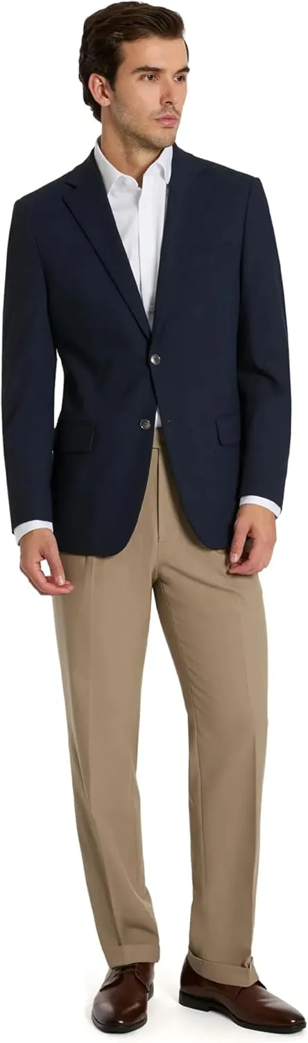 Michael Kors Men’s Twill Koop Classic Sport Coat, Performance Fabric for Comfort, Timeless Style for Business & Casual Wear