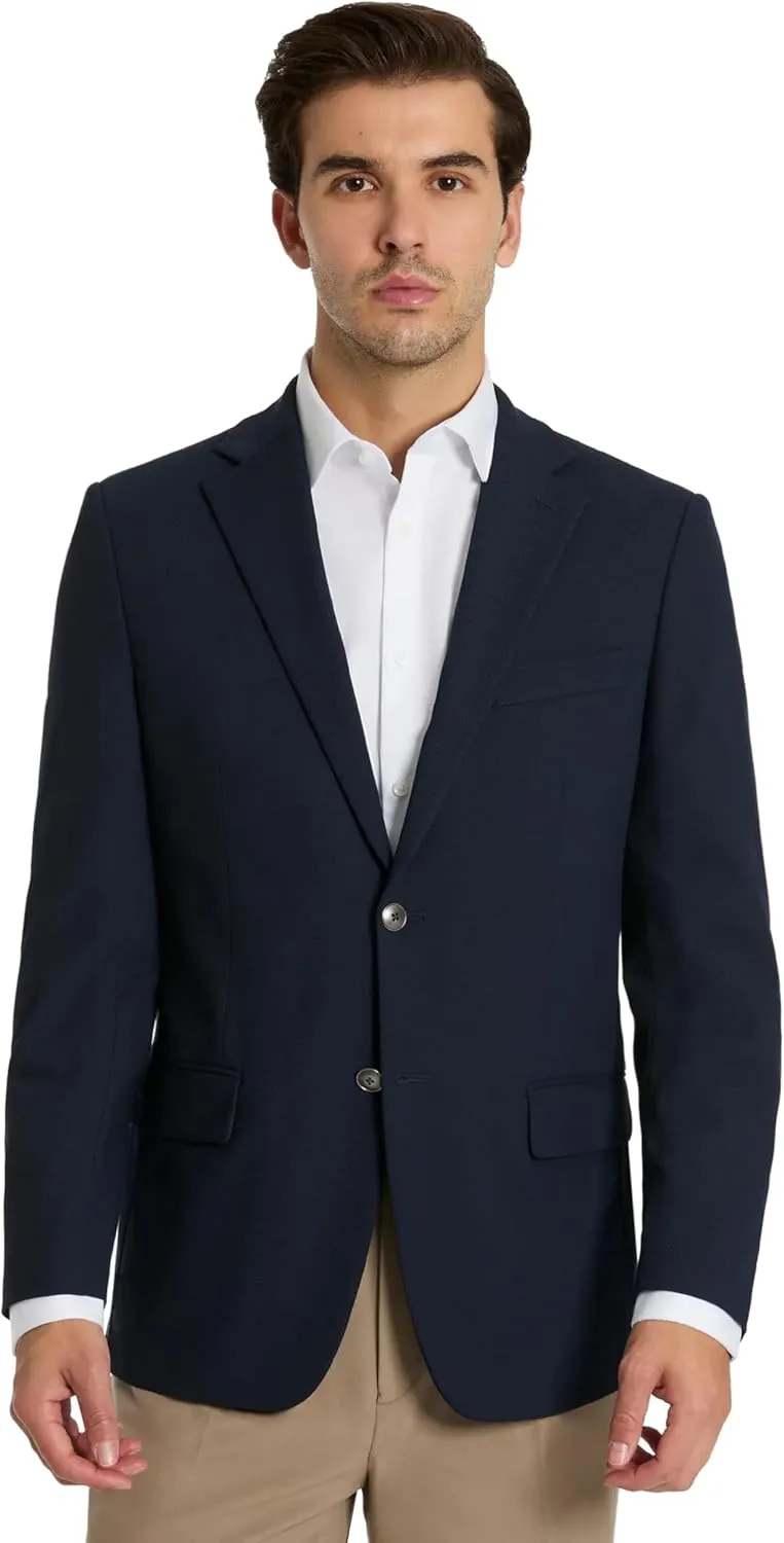 Michael Kors Men’s Twill Koop Classic Sport Coat, Performance Fabric for Comfort, Timeless Style for Business & Casual Wear