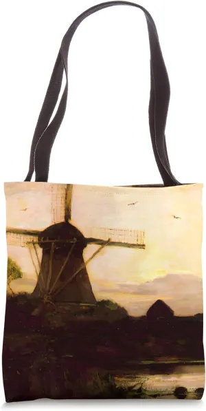 Mill in the evening Tote Bag